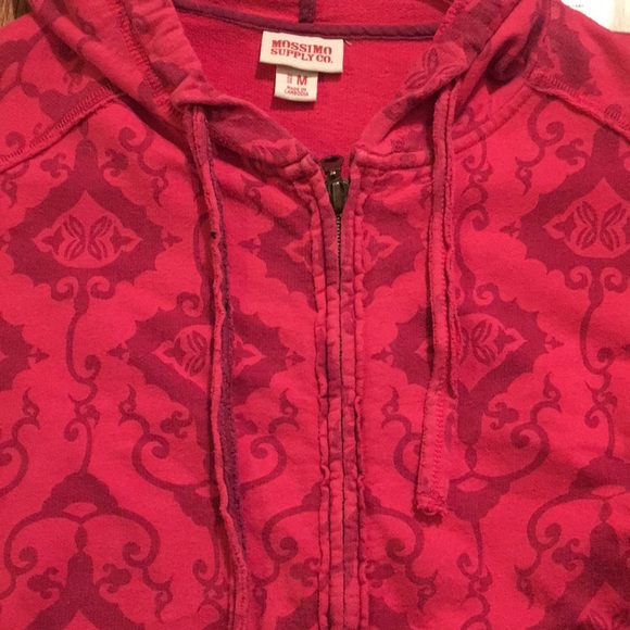 Pink/red zip up hoodie - Picture 2 of 3